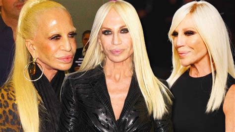 altezza donatella versace|what happened to donatella versace's face.